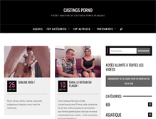 Tablet Screenshot of castings-porno.com